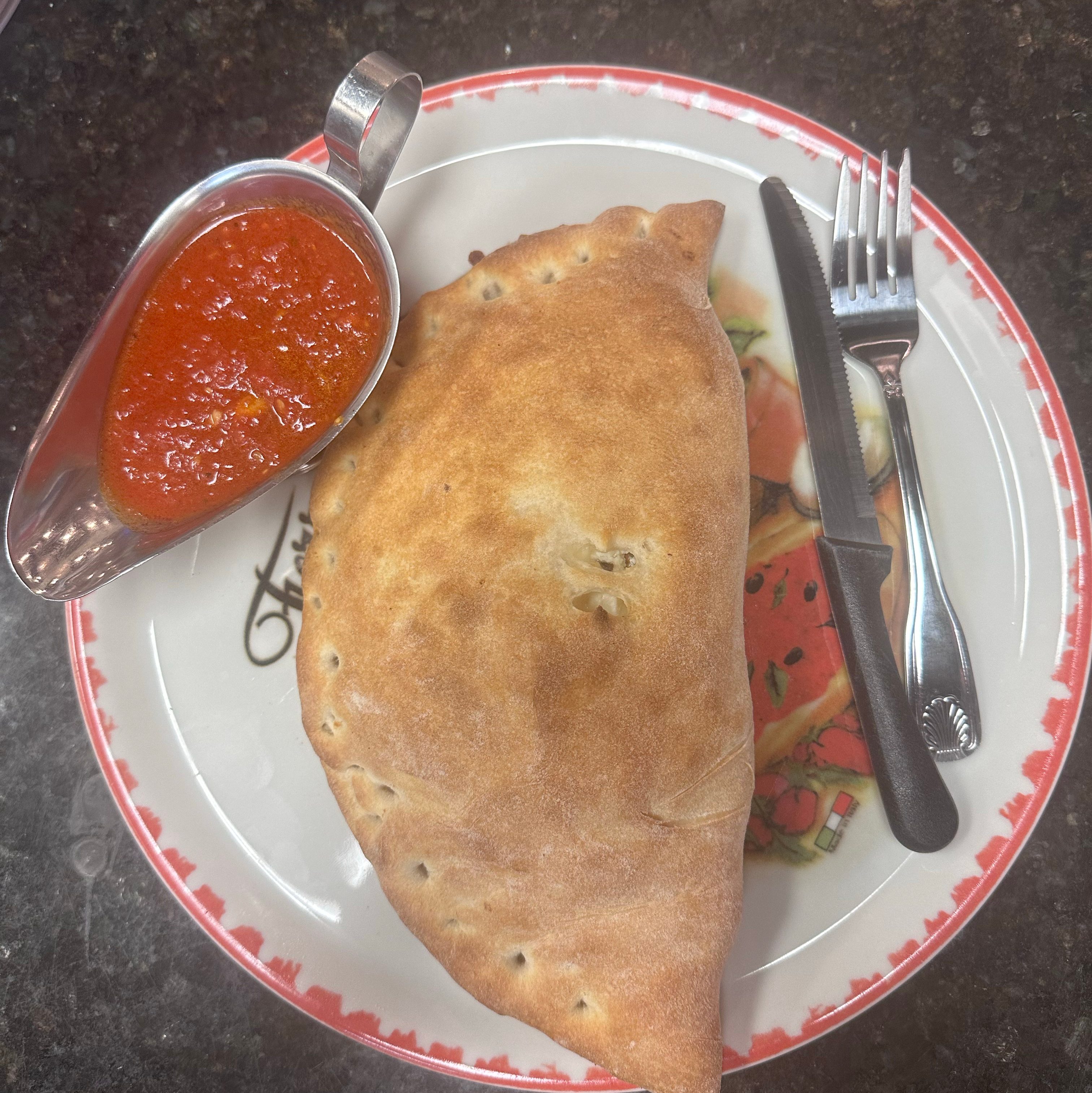 Cheese Calzone.